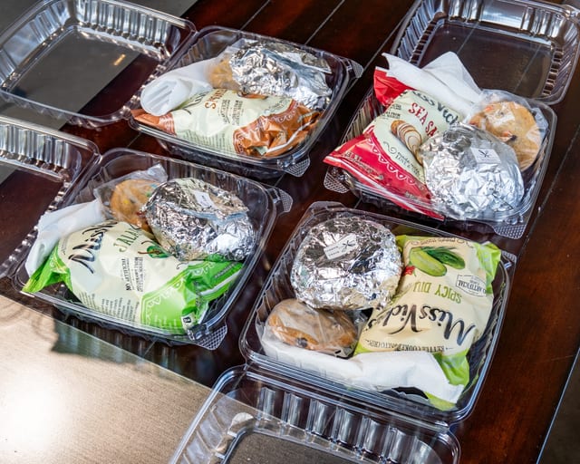Bakers Haus Boxed Lunch.