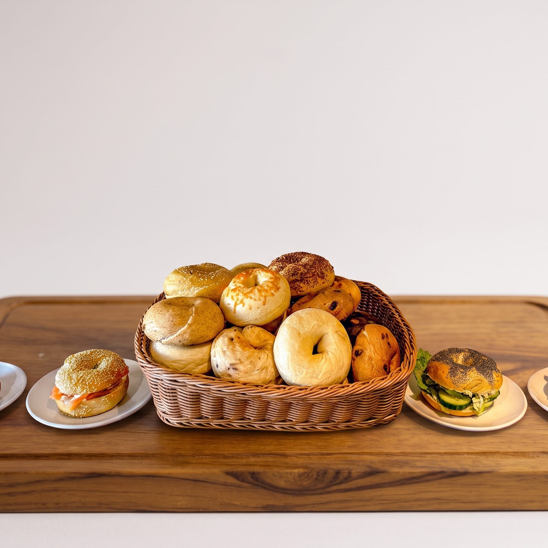 Fresh, hand-rolled New York-style bagels